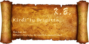 Király Brigitta névjegykártya